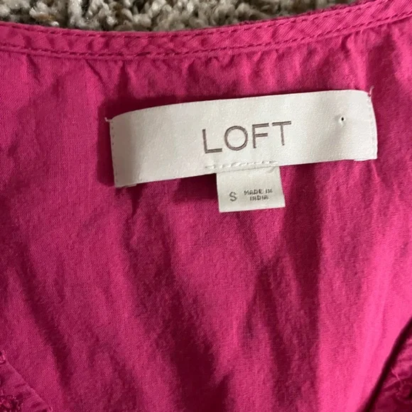 LOFT Raspberry Blouse - Picture 2 of 3